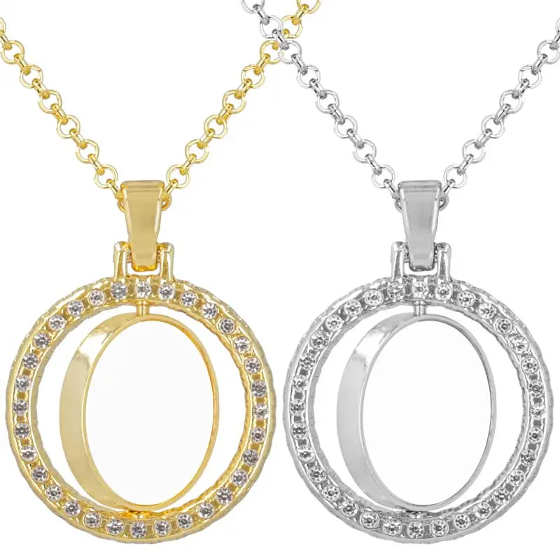 Pendentifs Rond+Brillants personnalisé