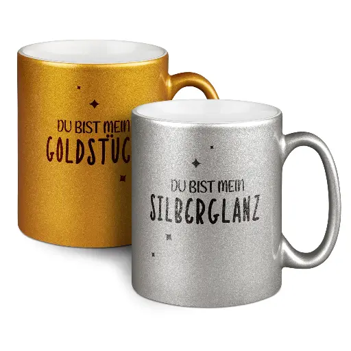 Mug Or/Argent personnalisé