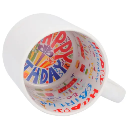 Mug anniversaire personnalisé